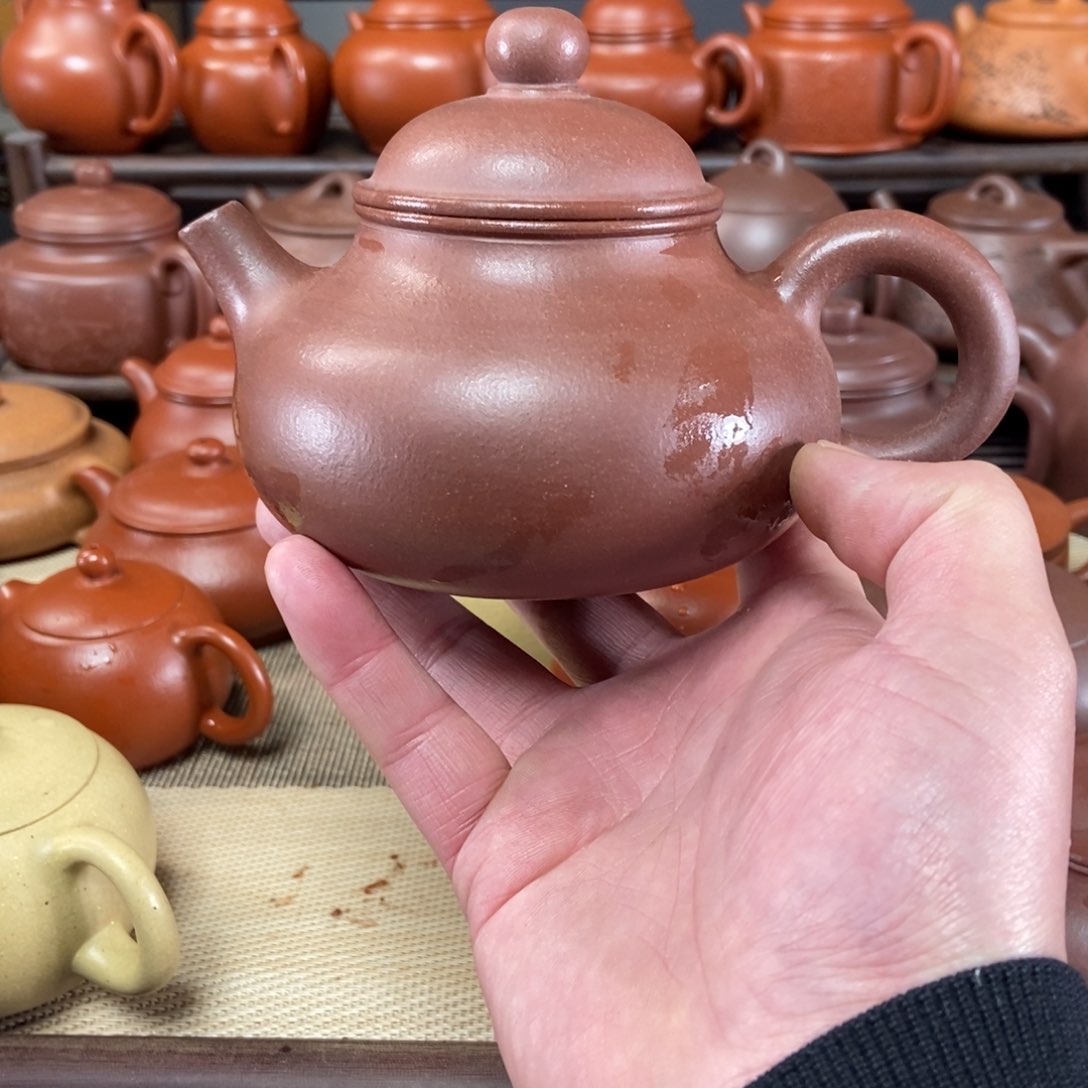 紫砂茶壶原矿紫泥
