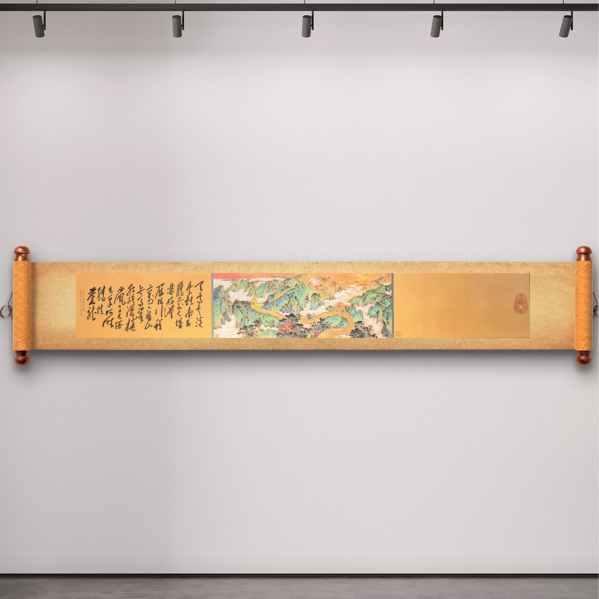 陈砚之教授作品《长城长卷》