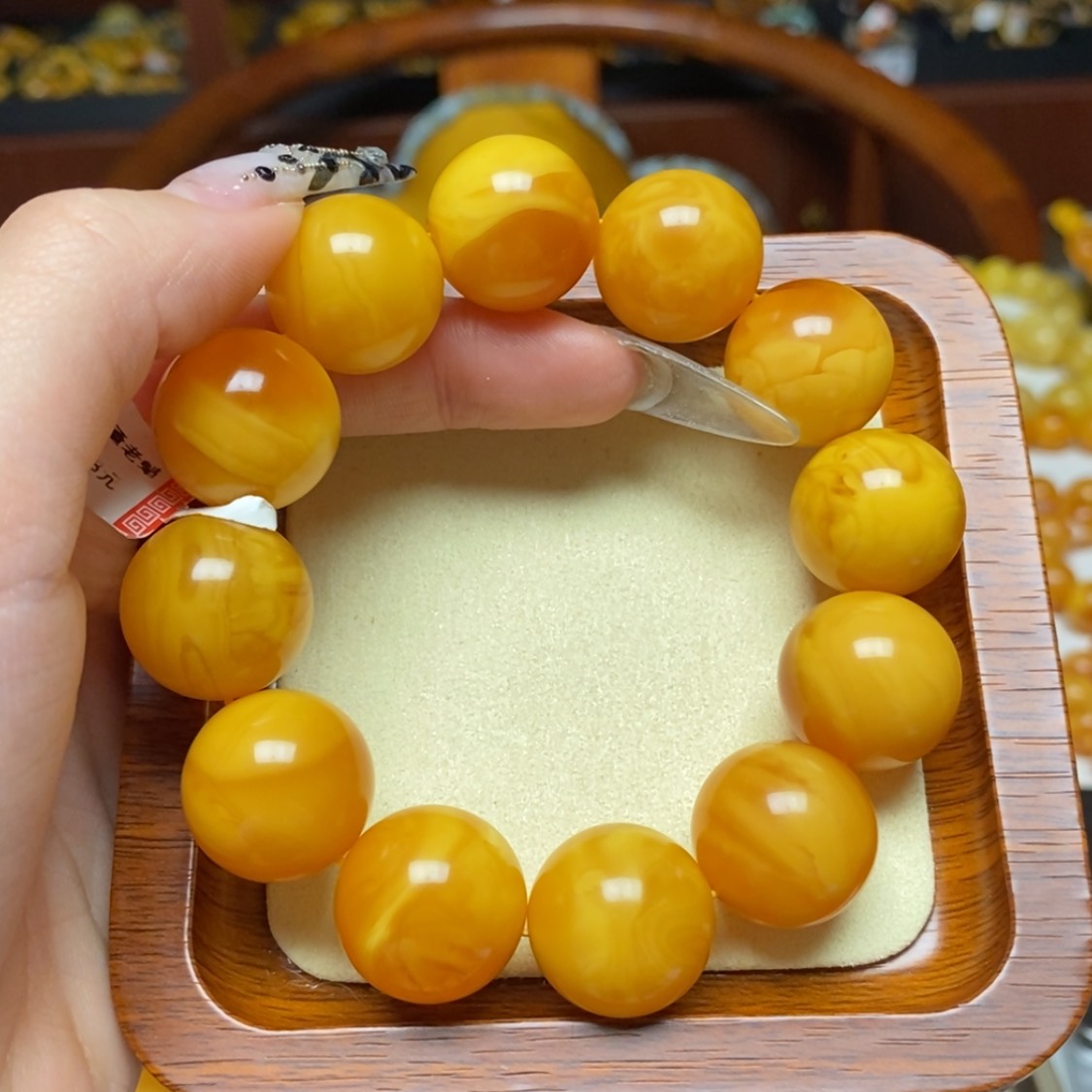 【闪购商品】蜜蜡手链未镶嵌手串