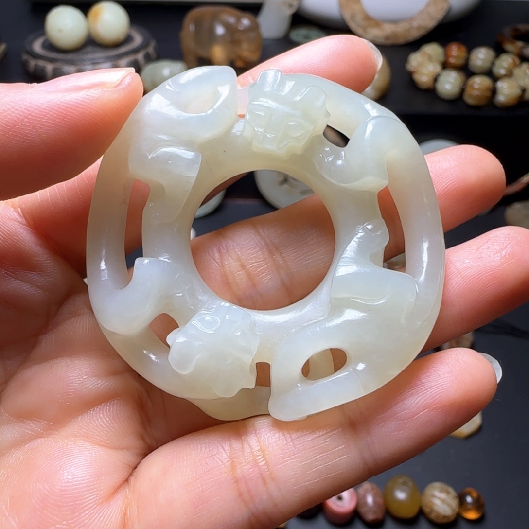 和田玉吊坠(不含链)未镶嵌柳****店