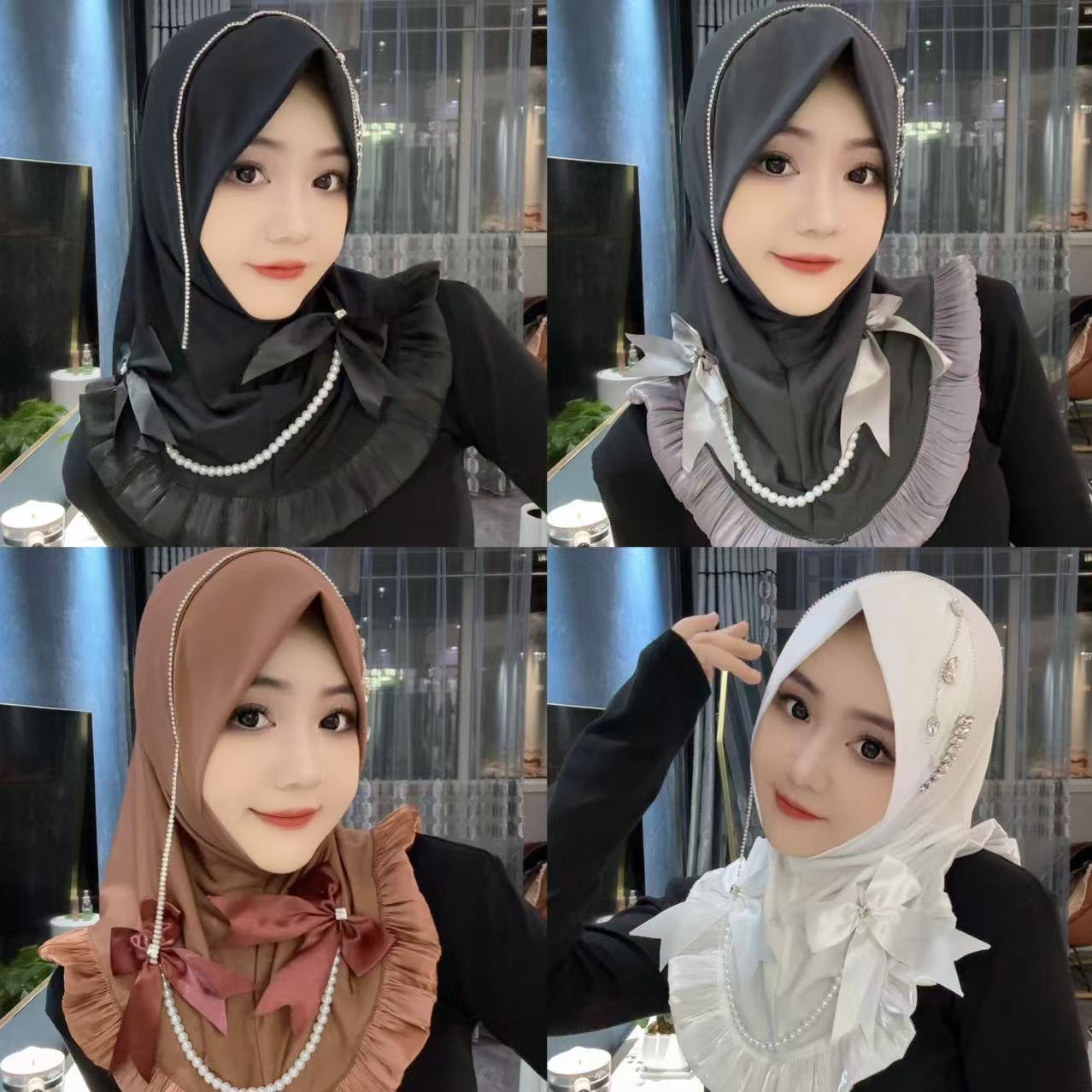 洛丽塔风减龄款手工花边套头