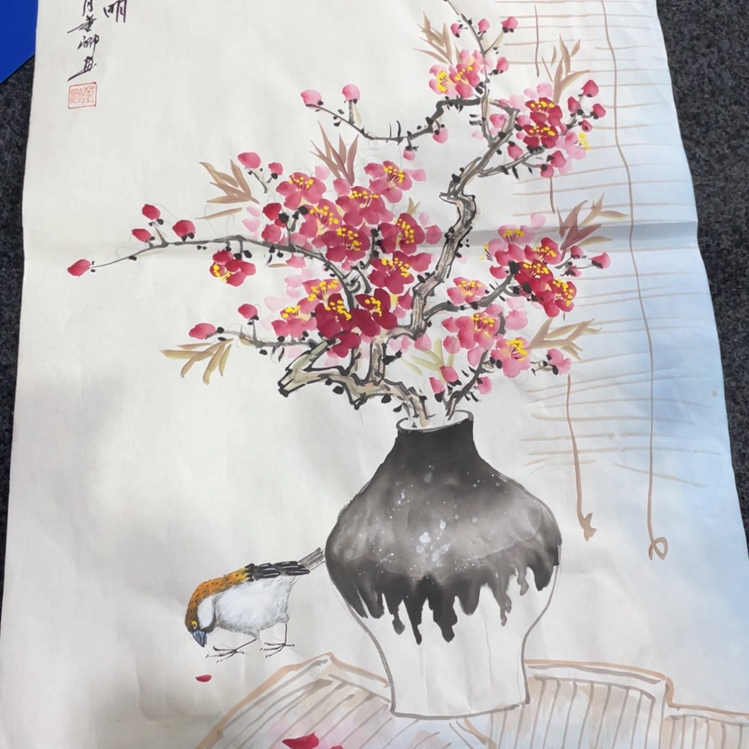 国画国画作品画心画画一张