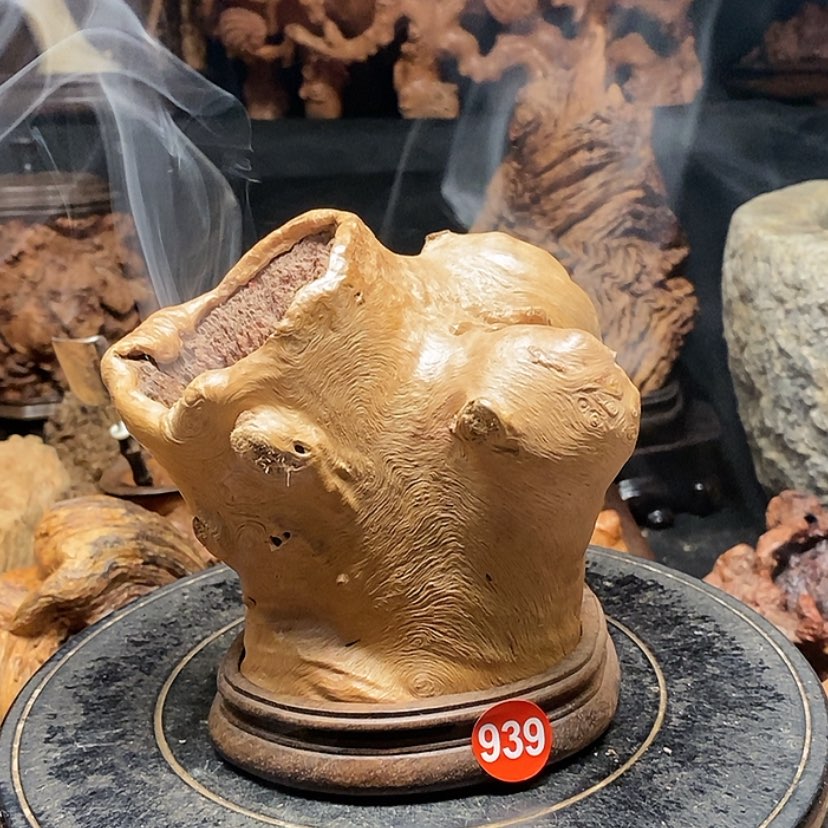 【闪购商品】939号荔枝木香炉工艺