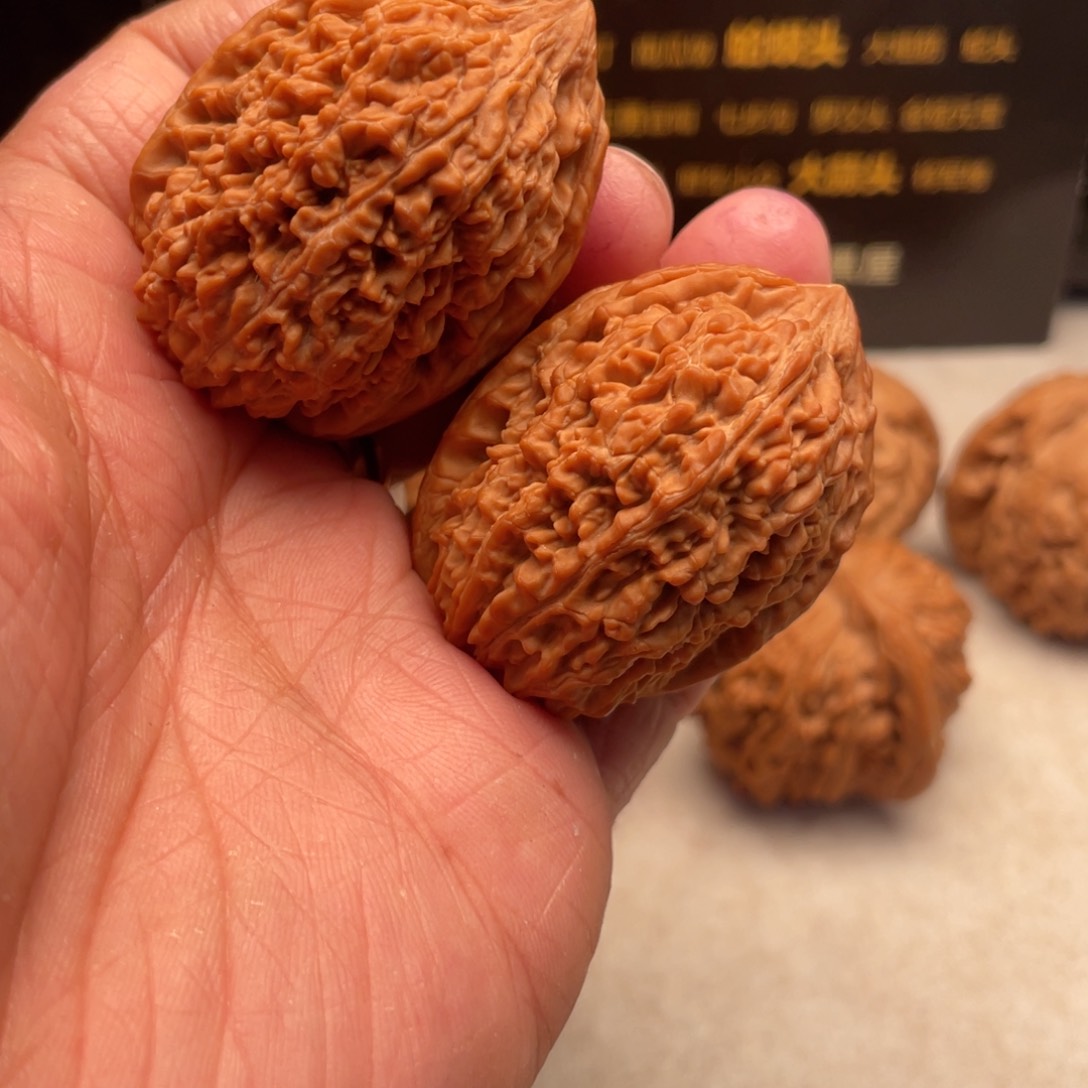 文玩核桃把件郭*35尺全品大蒜头