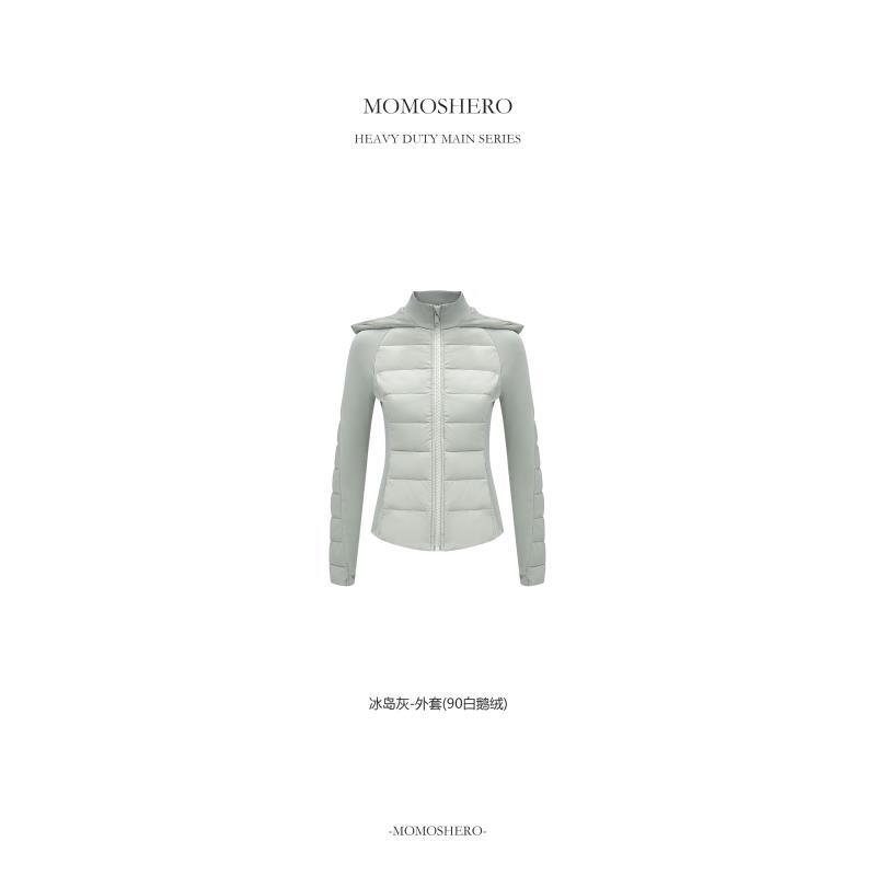 Momoshero 【冰岛小蛮腰】顶配锁温--90白鹅绒“小蛮腰”外套