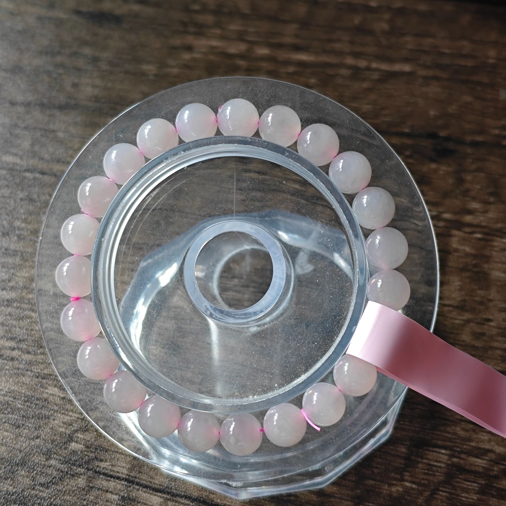 【久寻珠宝】天然玉石烟紫手串卡8手串拍一发一（多样性发货）