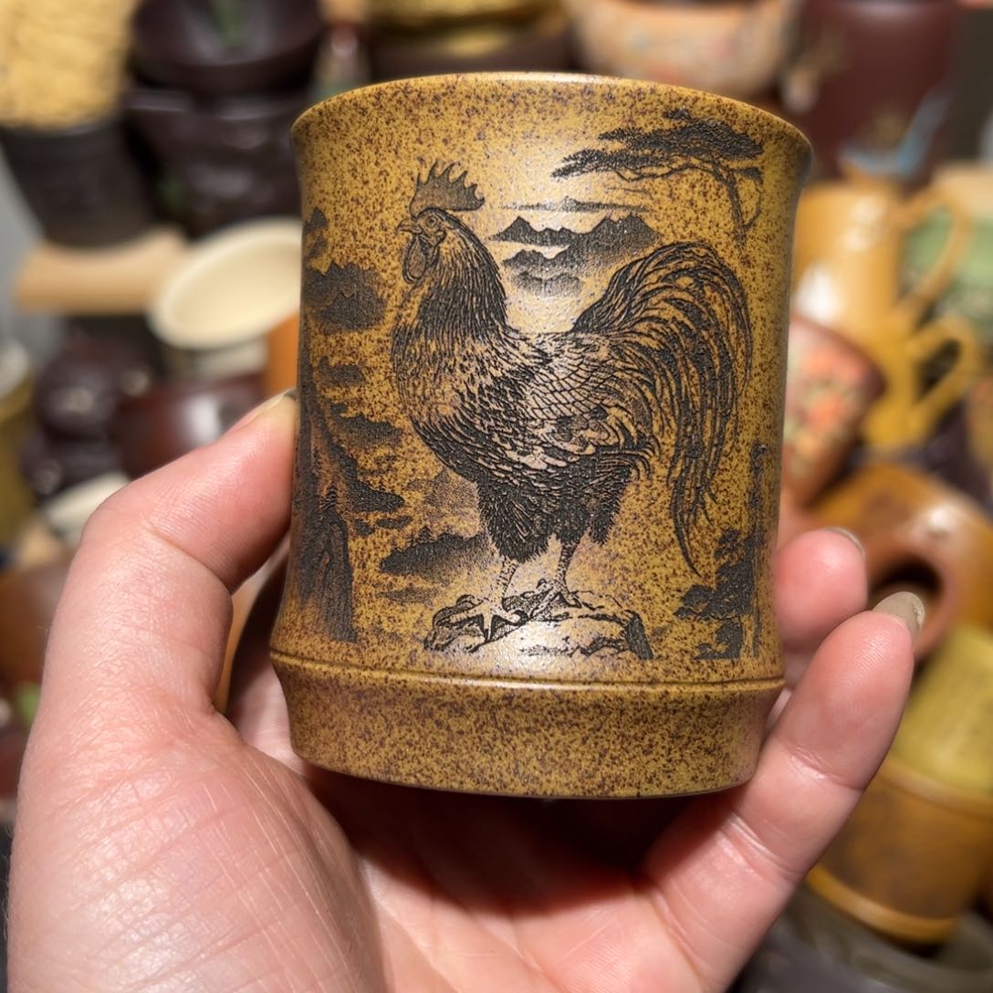 紫砂茶杯宜兴紫砂主人杯