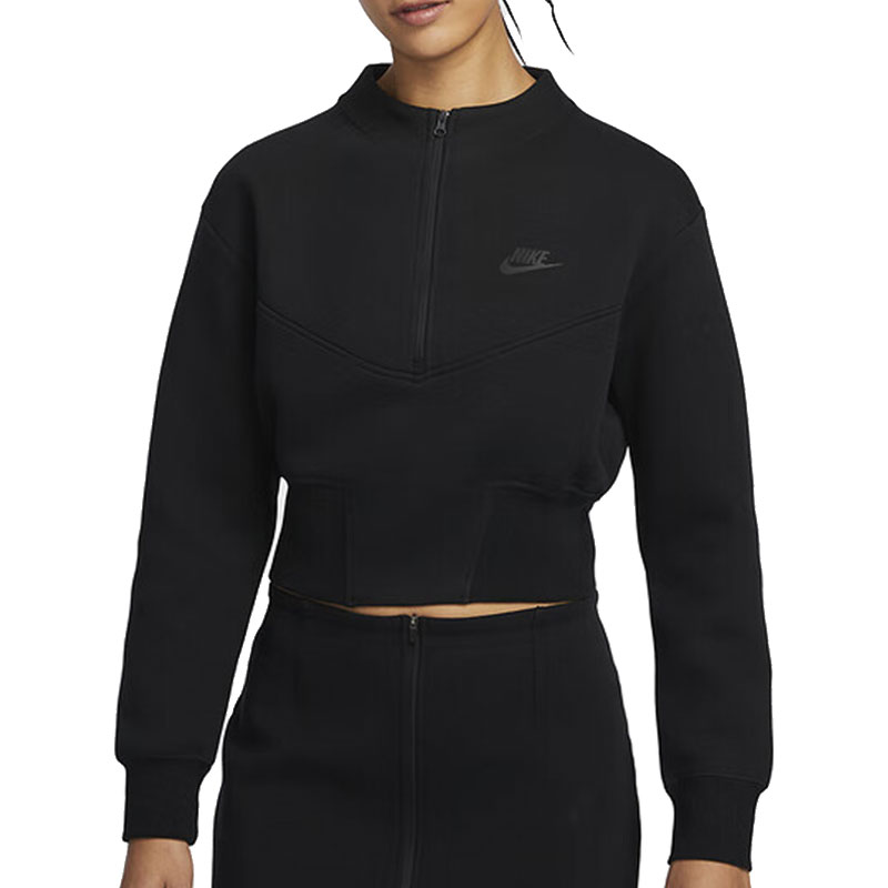 【耐克专属】NIKE/耐克女子AS NSW TCH FLC针织无帽卫衣HJ1032-010