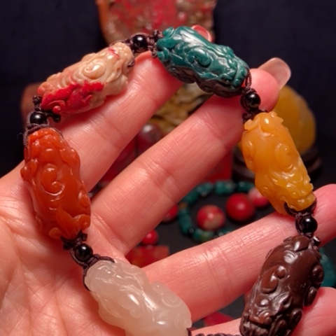 昌化石手串昌化石