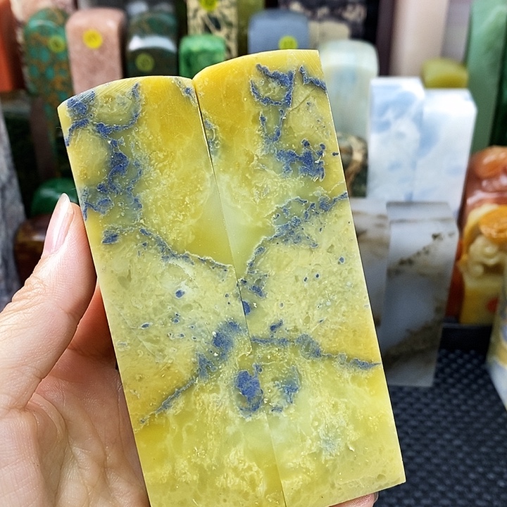 青田石印石青田石头