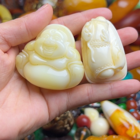 未镶嵌琥珀手串蜜蜡