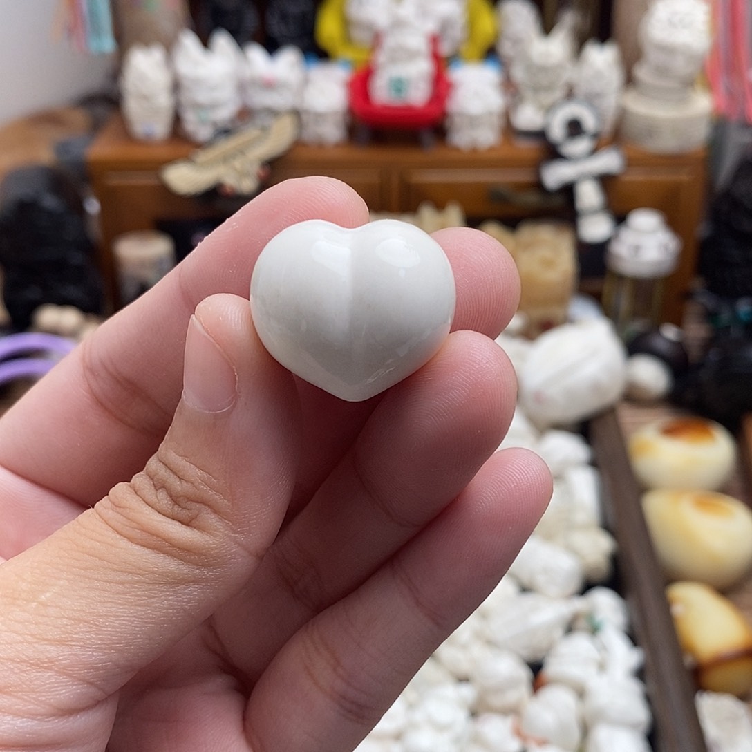 鹿骨把件c35鹿角屁桃