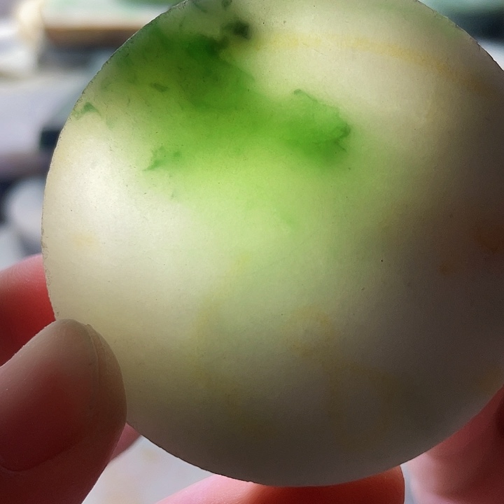 翡翠颈饰未镶嵌毛料38