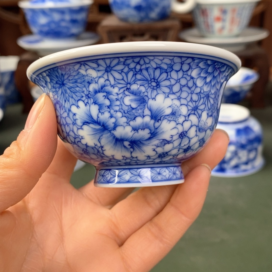 杯景德镇陶瓷手工手绘