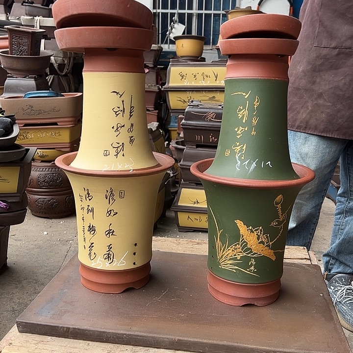 紫砂花盆紫砂花盆