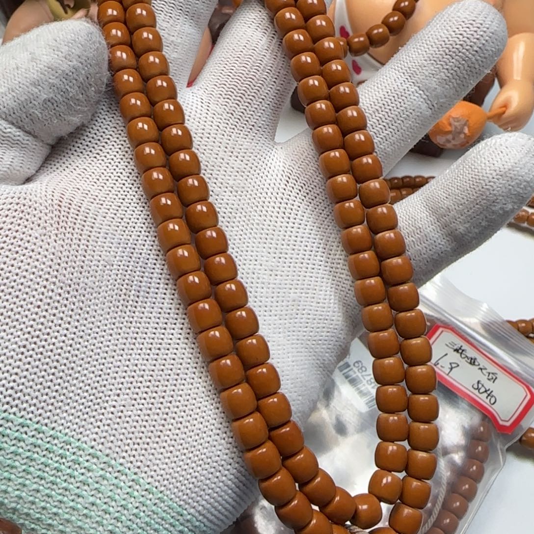 X***D手串/手链橄榄核老挝核尖脖挂6.9