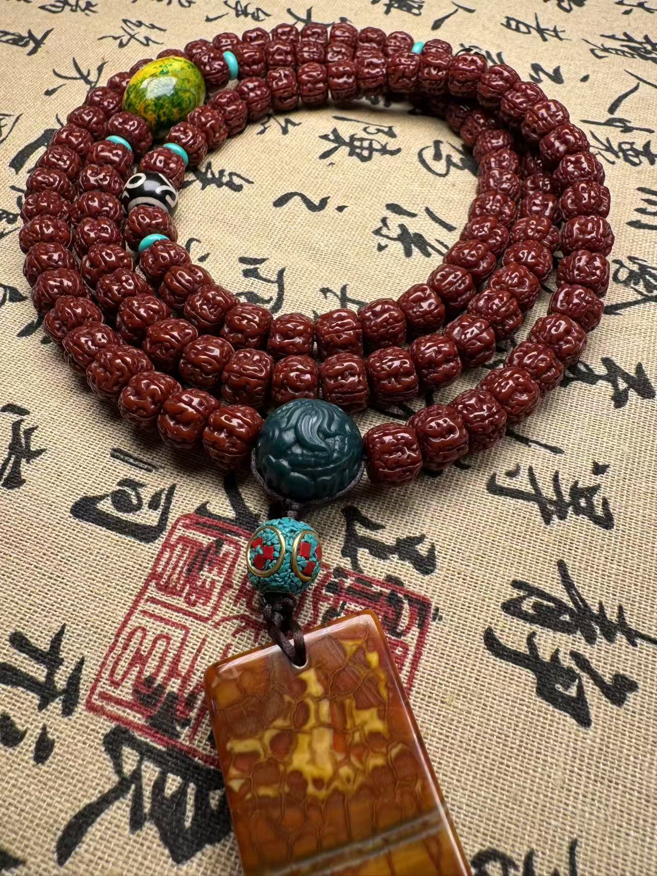 包浆玉化一代大盘龙金刚