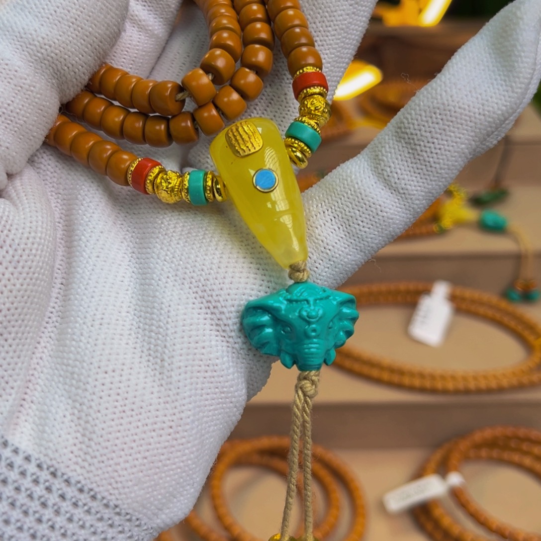 手串/手链橄榄核@@满配6.3脖挂25