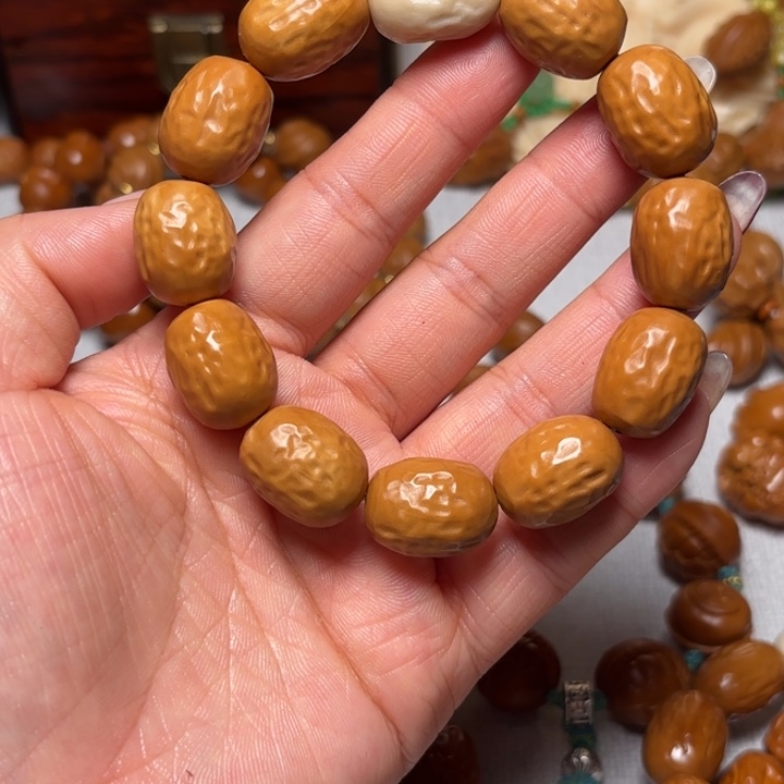 橄榄核手串/手链1.5奶枣