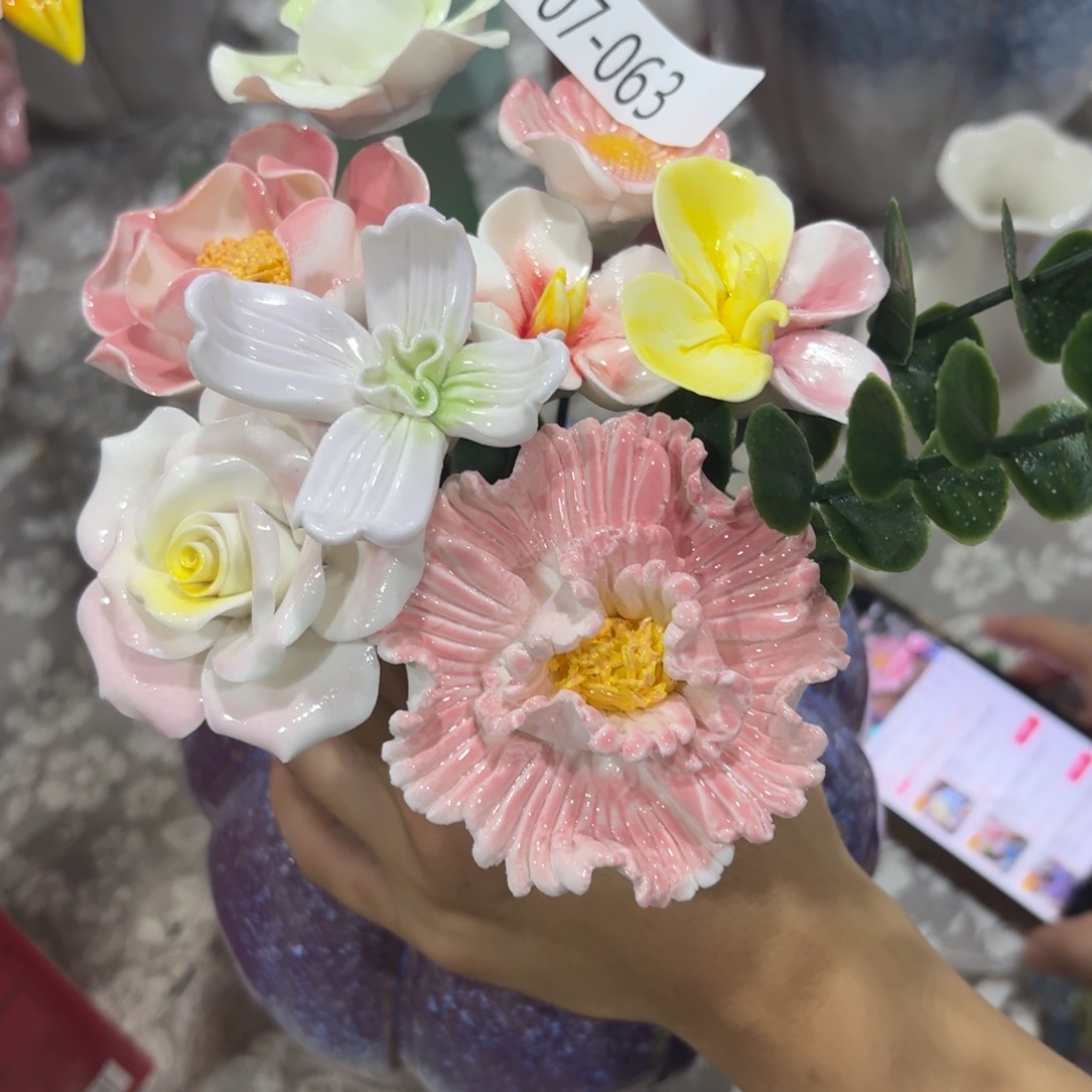 陶瓷花，20元发货，退款拉黑763