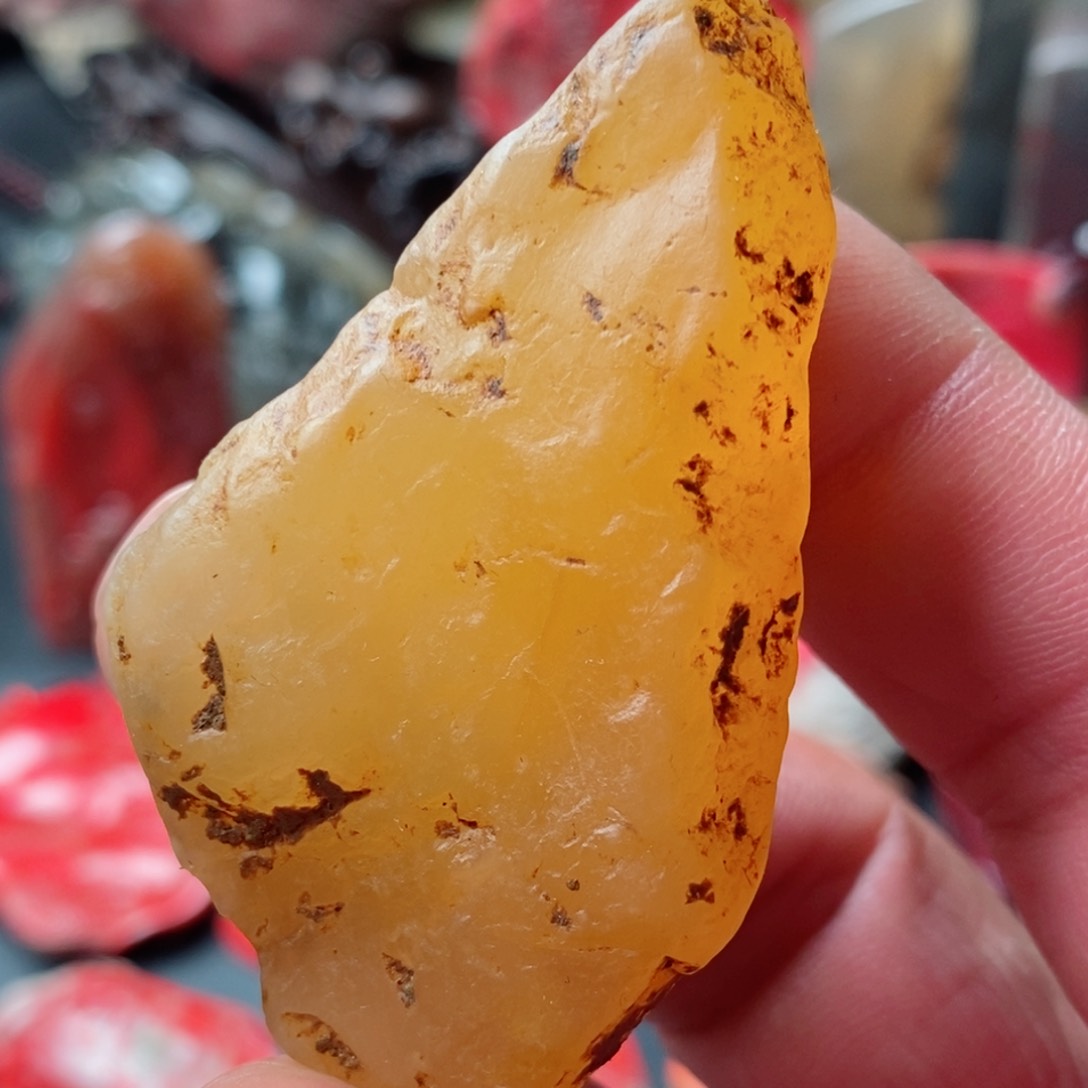 昌化鸡血石昌化田黄毛料