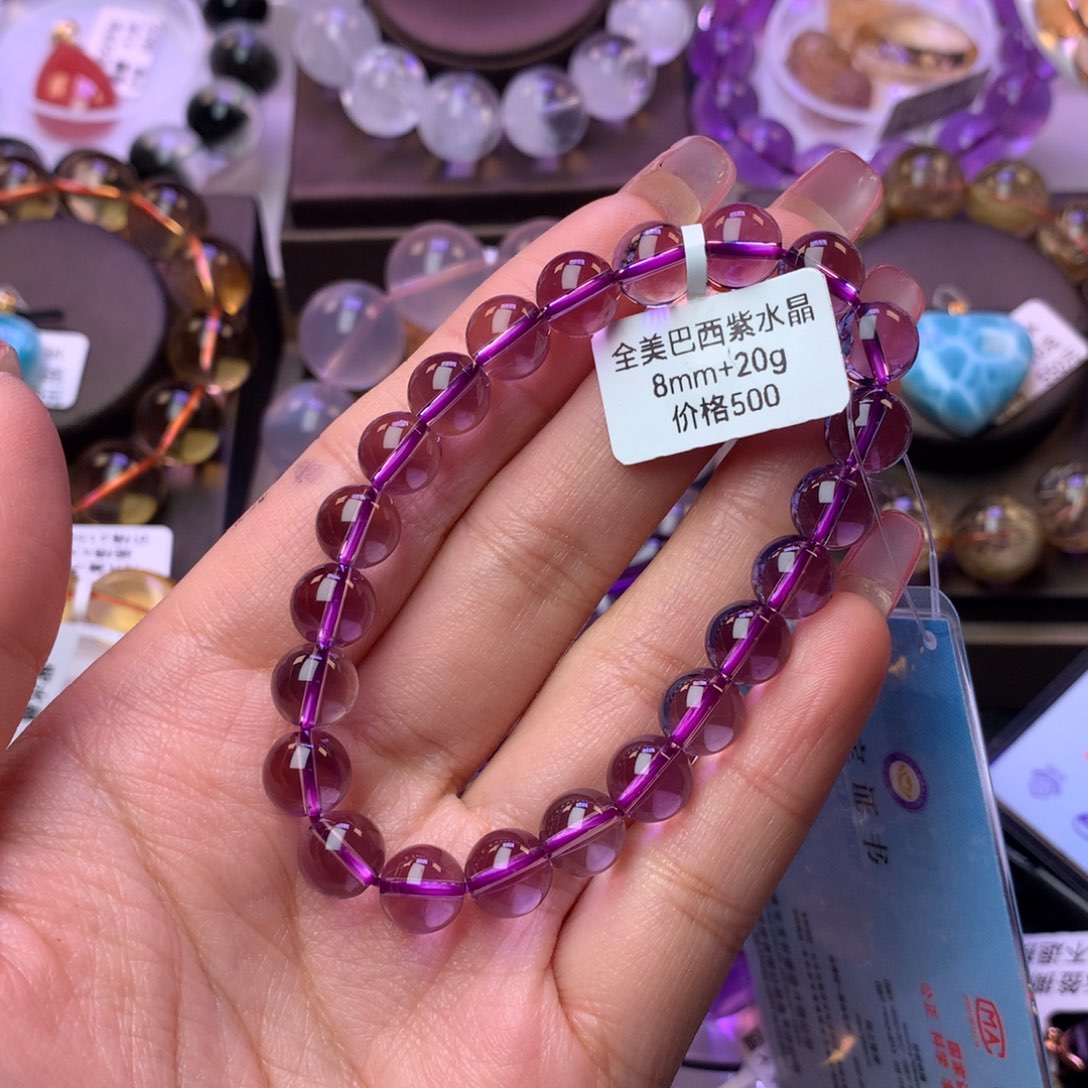 水晶手链未镶嵌?手链