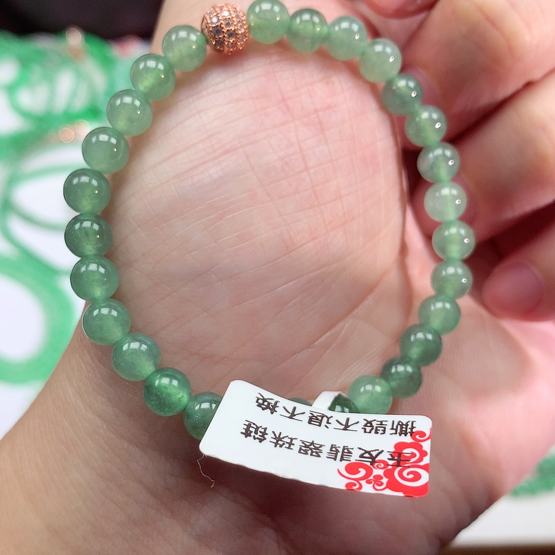 未镶嵌手链翡翠翡翠