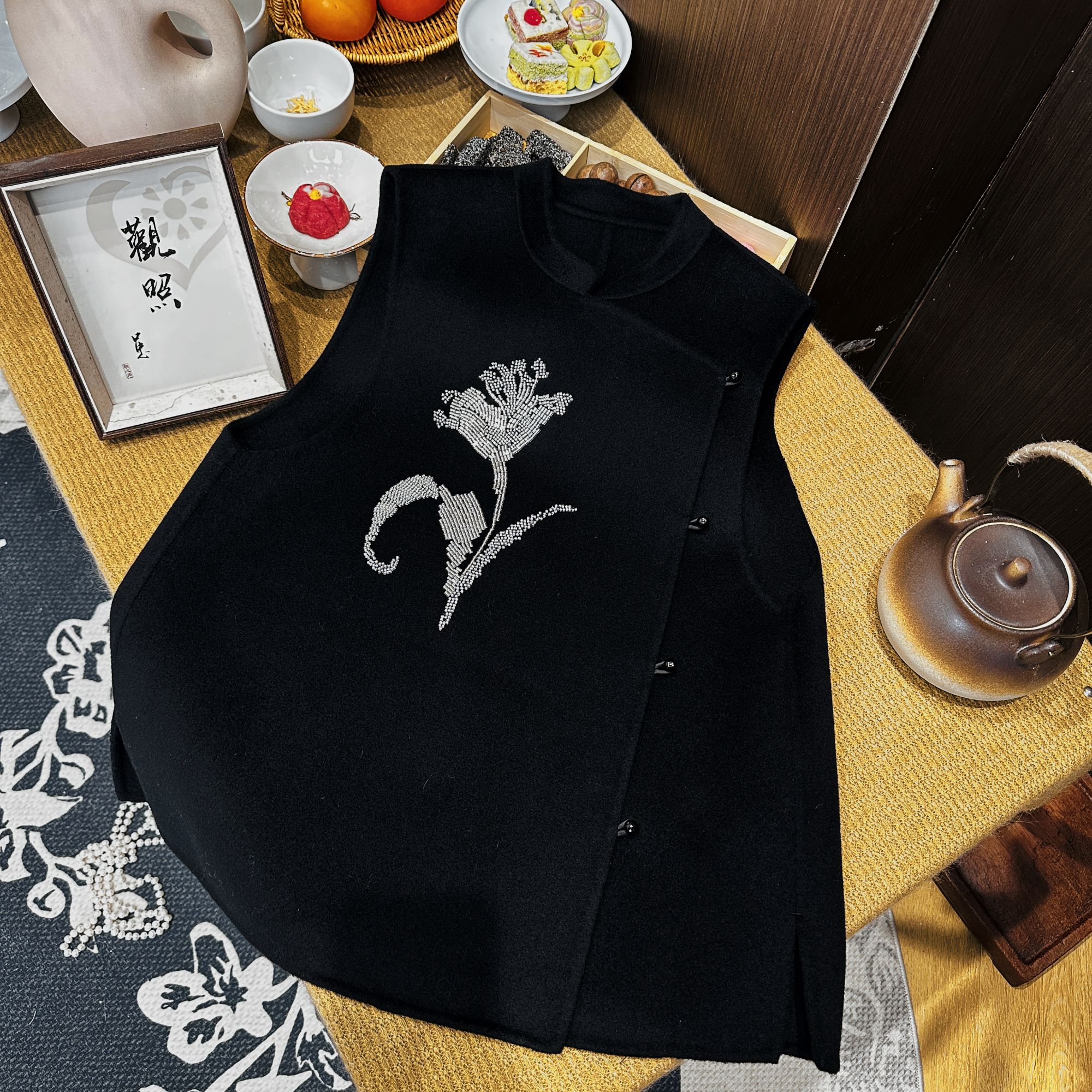 加厚国风马甲冬女款外穿网红复古新中式女装