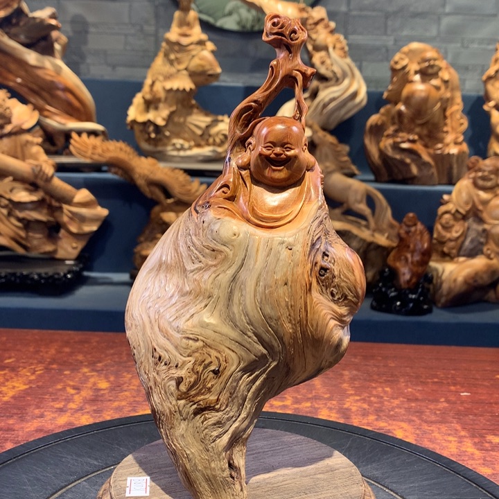 柏木（崖柏）根雕摆件