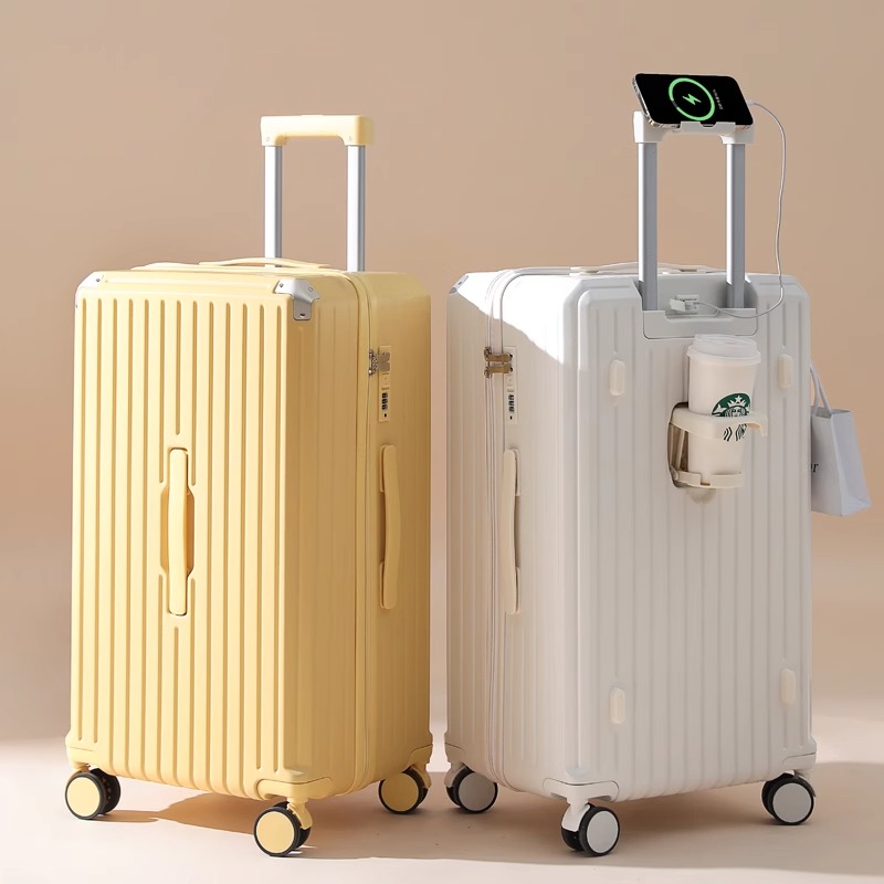 KENAIYA/可奈雅多功能行李箱女拉杆箱37分大容量密码箱学生行李箱