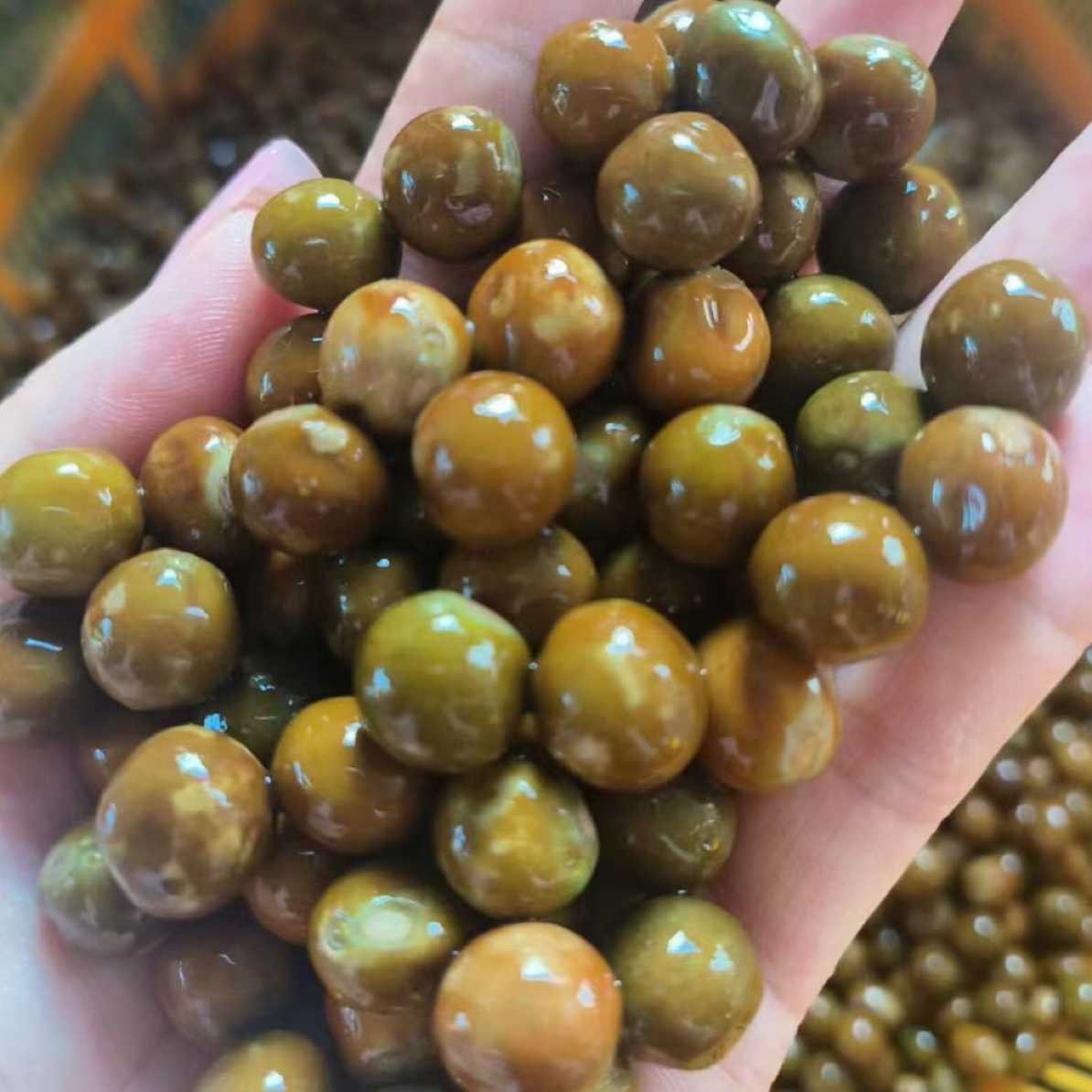 【中果】.安徽霍邱特产新鲜带壳鸡头果二青芡实