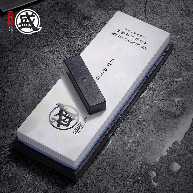菜刀双面磨刀石高精度日式双面便易转换防滑磨刀专用器