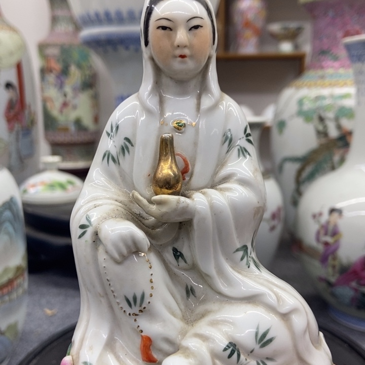 罗***菜陶瓷景德镇瓷器雕塑