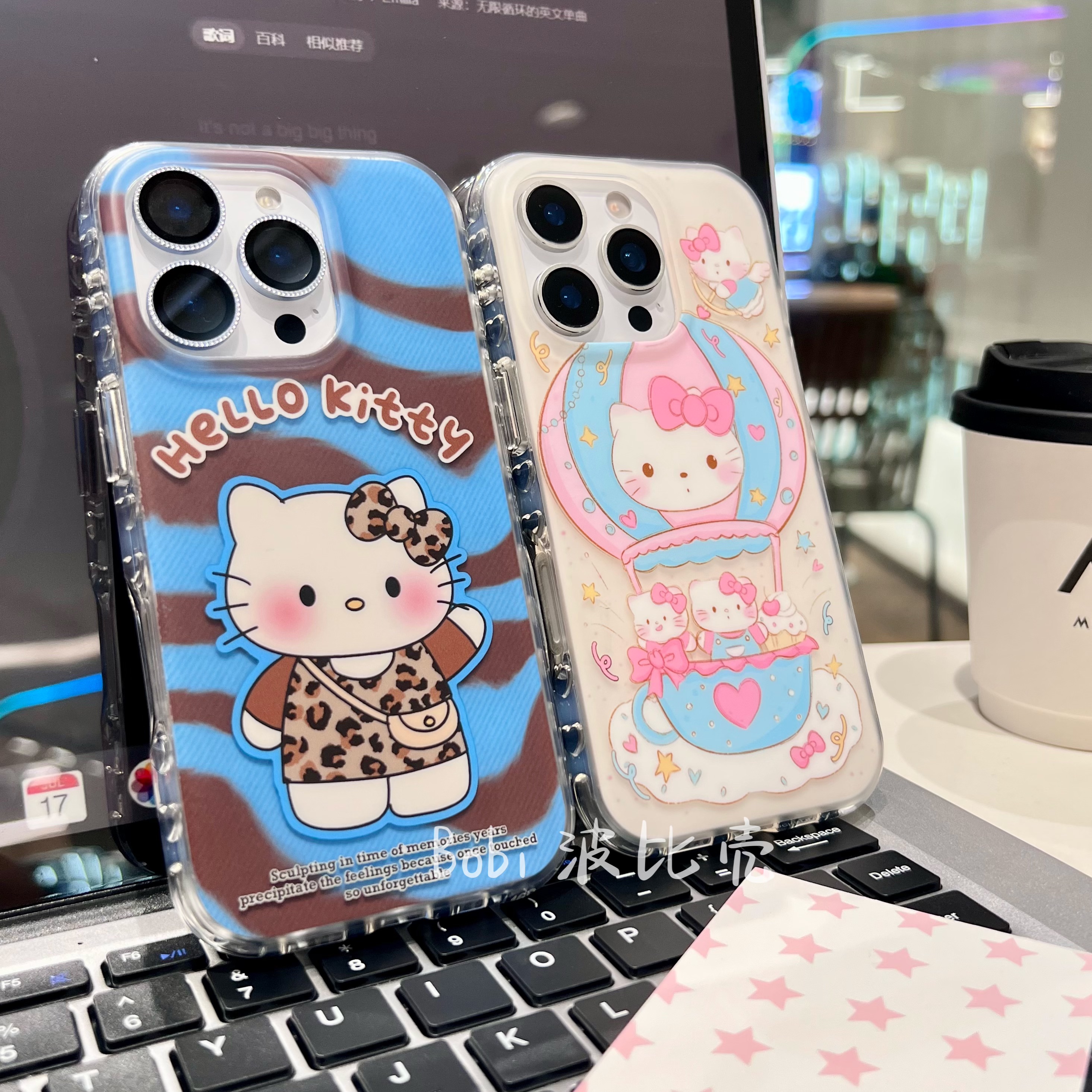 卡通可爱创意猫咪爱心气囊防摔适用苹果手机壳iphone17pro全包/16