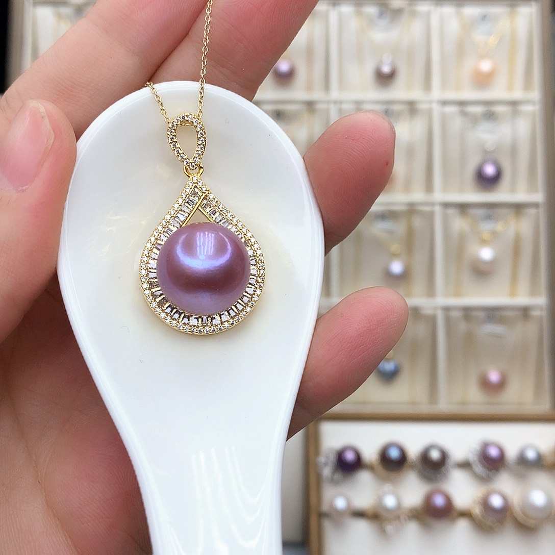 淡水珍珠颈饰合金