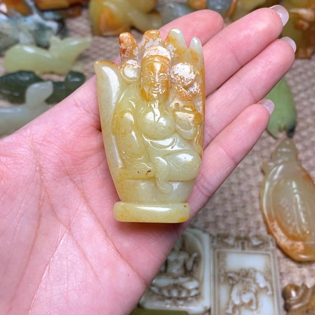 白玉菩提吊坠白玉菩提白玉菩提摆件