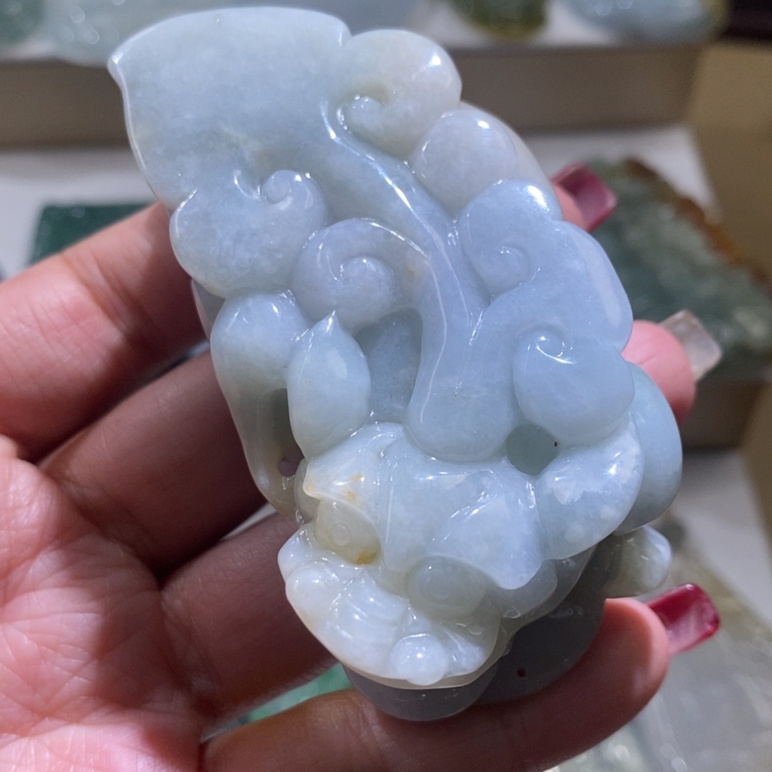 【闪购商品】翡翠颈饰未镶嵌貔貅