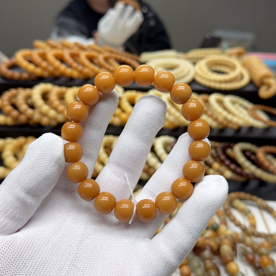 【闪购商品】菩提根/象牙果手串11×12 苹果珠 11年 精工