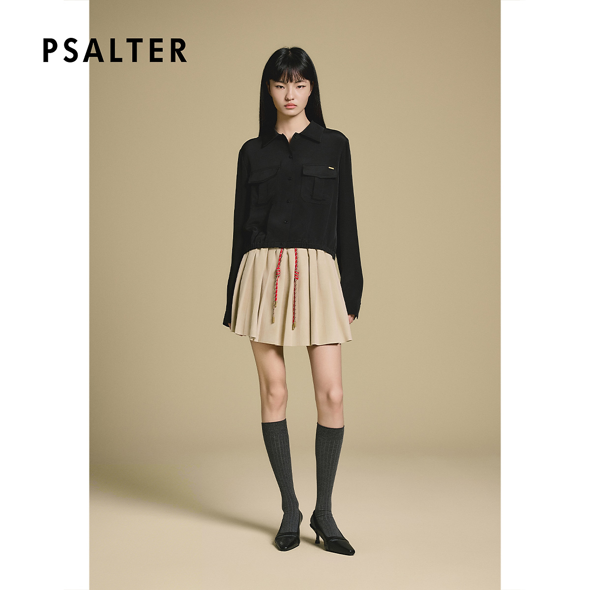 【真丝】PSALTER诗篇复古宽松桑蚕丝长袖衬衫女2025冬季新款