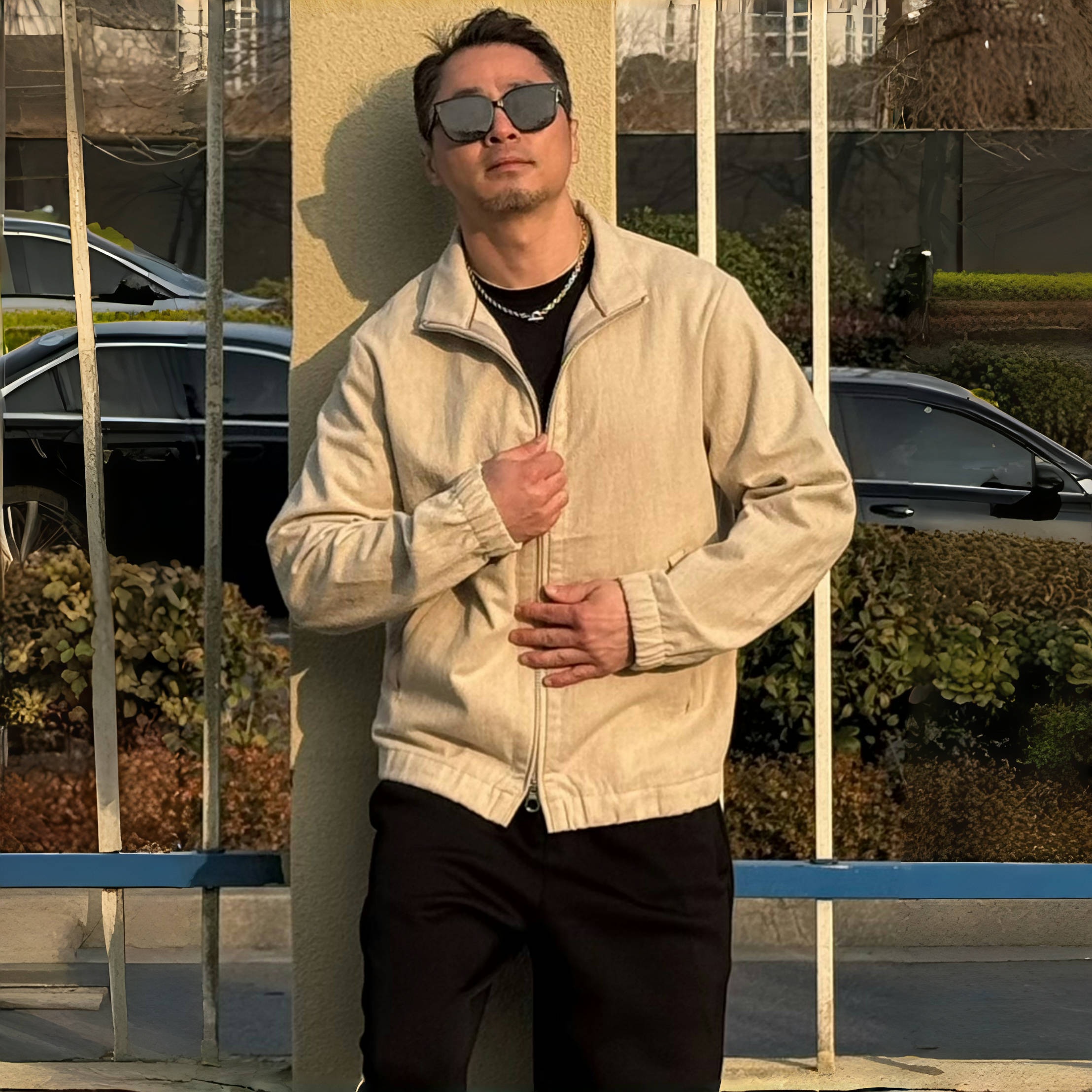 男款亚麻经典夹克（0742）