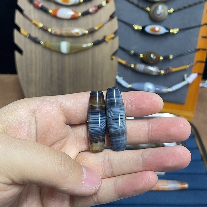 想***美玛瑙/玉髓合金颈饰