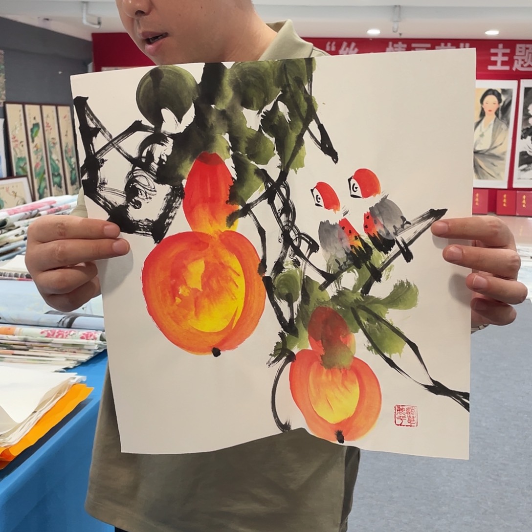 国画今天早上起来发现