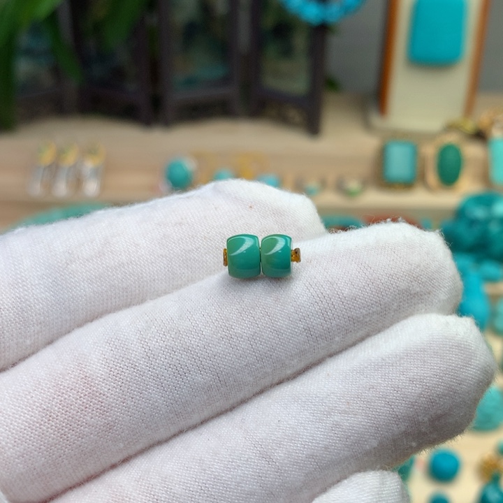 绿松石未镶嵌珠宝半成品