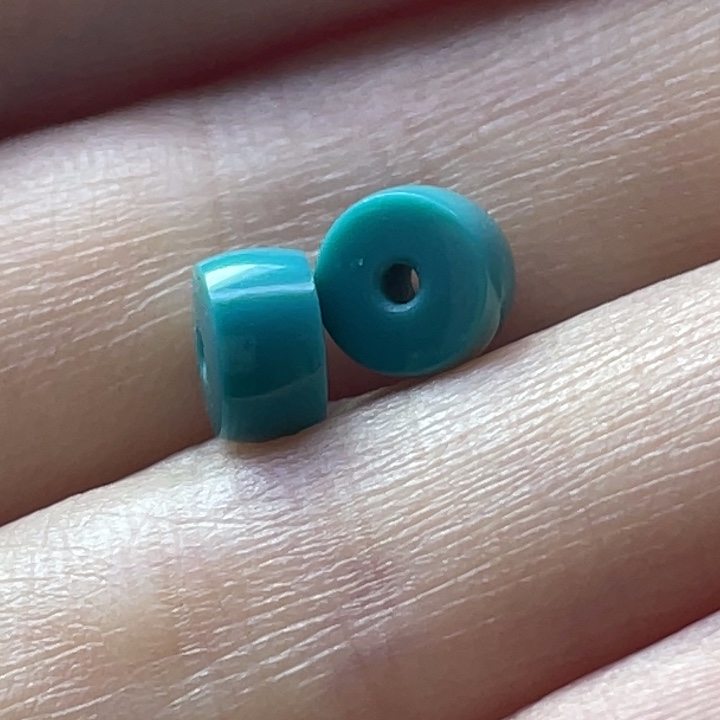 绿松石银S925镀金镶嵌配饰