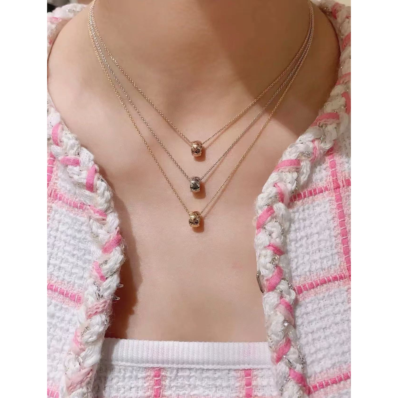 小金豆经典时尚造型围巾CH29