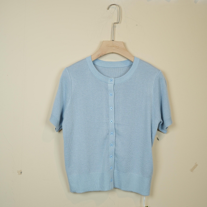 PARKVIEW/百芙川针织衫时尚百搭夏季薄款春夏简约圆领AW0609-2