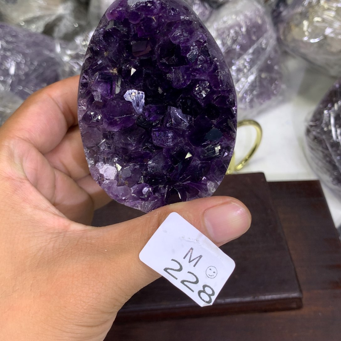 紫晶摆件未镶嵌水晶