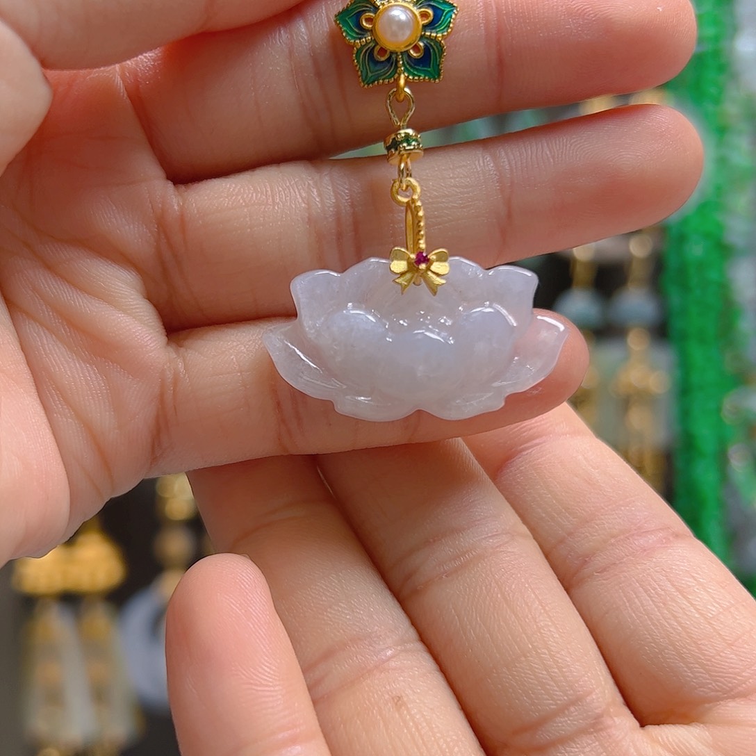 未镶嵌翡翠耳饰翡翠