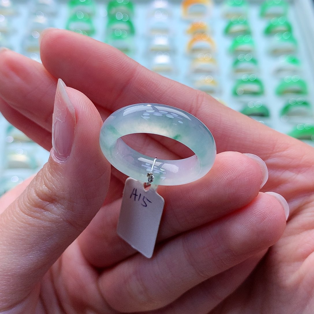 翡翠戒指未镶嵌18号