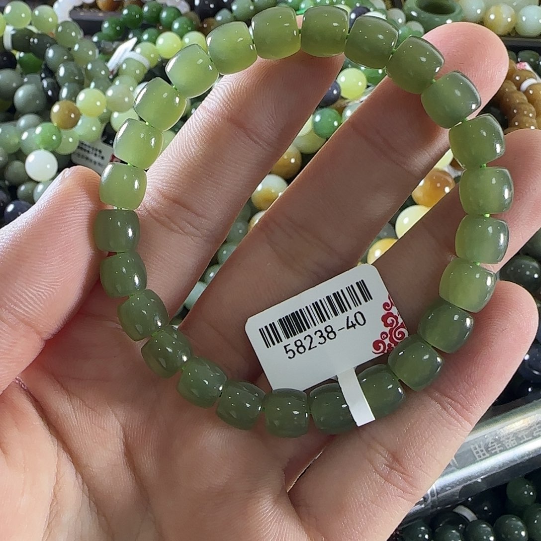 和田玉手链未镶嵌233